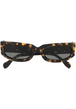 Sunnei tortoiseshell-effect sunglasses - Brown