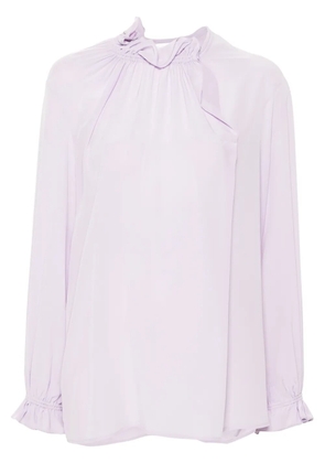 Victoria Beckham ruffled blouse - Purple
