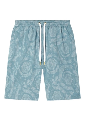 Versace Barocco-print shorts - Blue