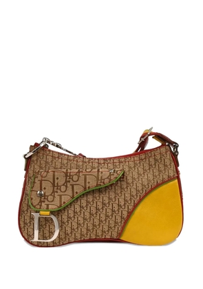 Christian Dior Pre-Owned 2004 Canvas saddle shoulder bag - Neutrals