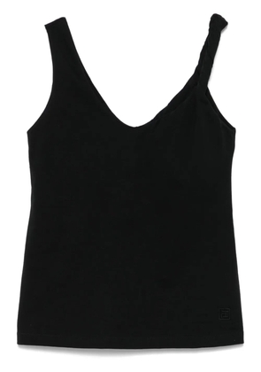 Federica Tosi twist-detail top - Black