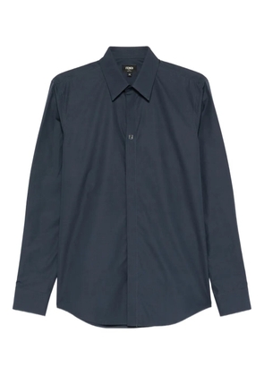 FENDI logo-detail shirt - Blue