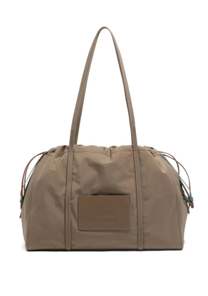 Bimba y Lola drawstring top-handle shoulder bag - Neutrals
