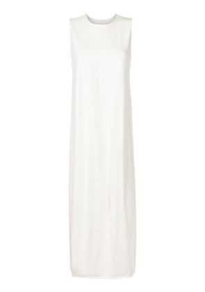 Osklen sleeveless shift maxi dress - White