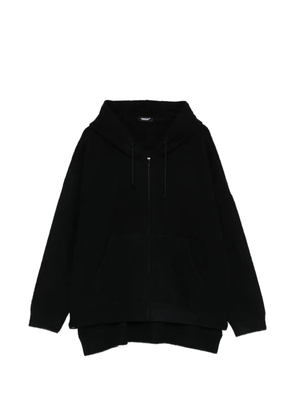 Undercover hooded zip hoodie - Black