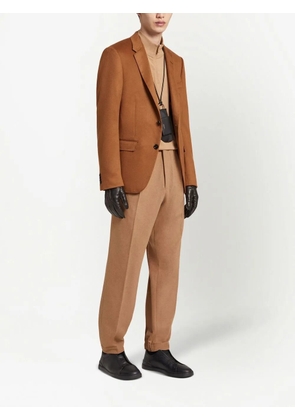 Zegna mock-neck knit jumper - Neutrals