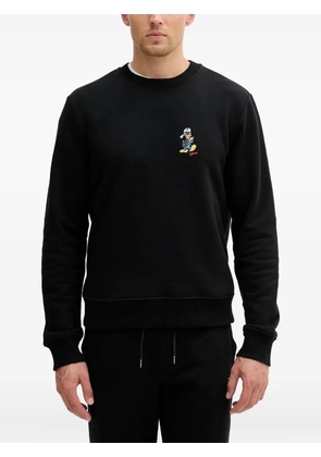 Karl Lagerfeld x Disney Donald Duck embroidered K logo sweatshirt - Black