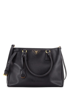 Prada Pre-Owned Double Zip Lux Saffiano Leather Large tote bag - Black