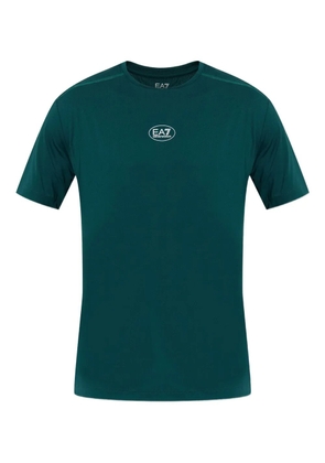 Ea7 Emporio Armani logo-print athletic t-shirt - Green
