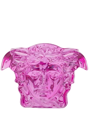 Versace Medusa crystal vase (19cm) - Pink