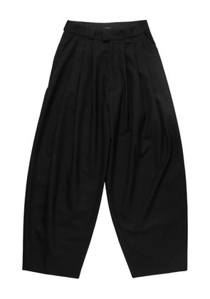 Willy Chavarria Cascada pleated trousers - Black