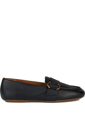 Geox buckle-detail loafers - Black