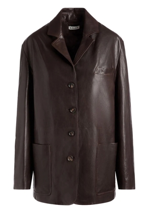Bally leather jacket - Brown