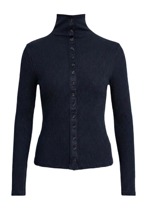 rag & bone button ribbed knitwear - Blue