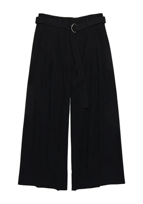 Bimba y Lola belted cropped trousers - Black