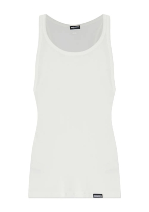DSQUARED2 ribbed tank top - White