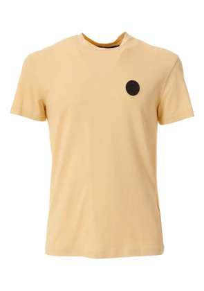 Just Cavalli logo-patch T-shirt - Yellow