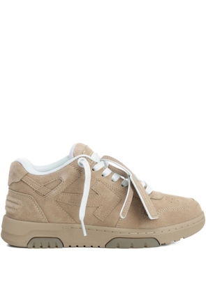 Off-White Out Of Office suede sneakers - Neutrals