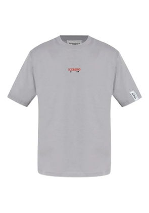 Iceberg embroidered-logo T-shirt - Grey