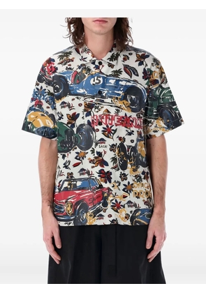sacai printed shirt - White