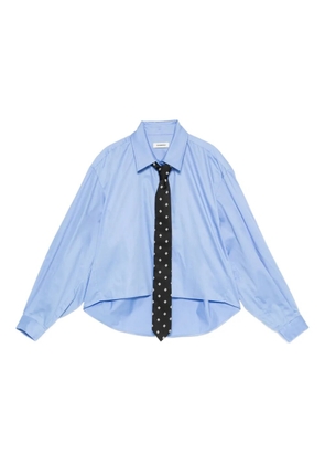 SANDRO asymmetric shirt - Blue