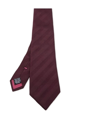 BOSS pre-owned striped tie - Red