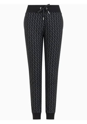 Armani Exchange logo trousers - Black