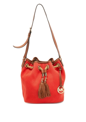 Michael Kors Vintage Pre-owned drawstring tassel-detail shoulder bag - Orange
