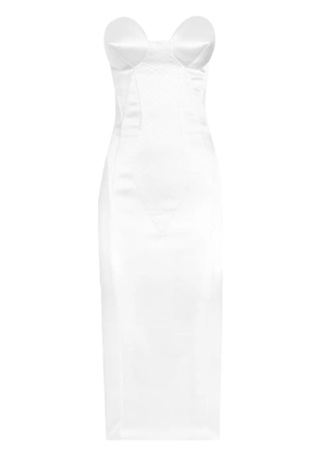 Dolce & Gabbana bustier midi dress - White