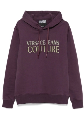 Versace Jeans Couture logo hoodie - Purple