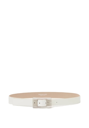 Fabiana Filippi square-buckle belt - White