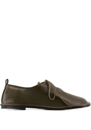 AMI Paris leather Oxford shoes - Green