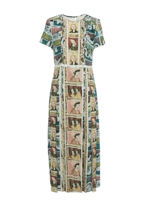 Burberry Pre-Owned silk maxi dress - Neutrals