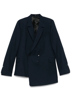 Random Identities twill-weave blazer - Blue