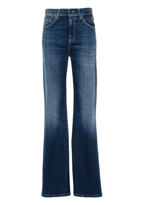 DONDUP Amber mid-rise wide-leg jeans - Blue