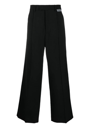 VETEMENTS wide-leg tailored trousers - Black