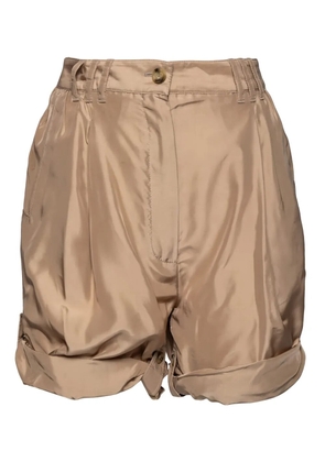 Dolce & Gabbana Pre-Owned pleated-pocket shorts - Brown