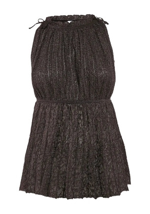 Missoni Pre-Owned lurex pleated top - Black