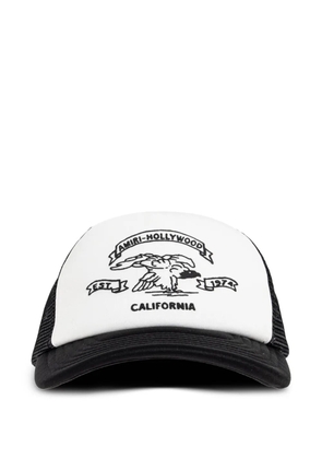 AMIRI graphic trucker baseball hat - White