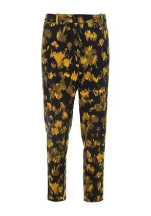 Michael Kors Vintage 2024 Ikkat pocket trousers - BLACK AND YELLOW