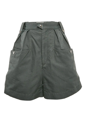 Isabel Marant Vintage pleat-detailing shorts - Green