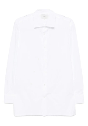 Setchu hook and eye shirt - White