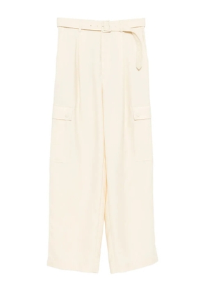 Auralee structured double cloth cargo pants - Neutrals