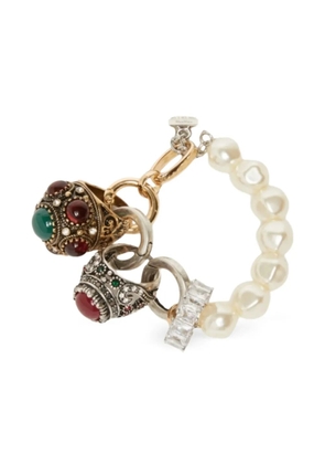 Weekend Max Mara ring-charm bracelet - White