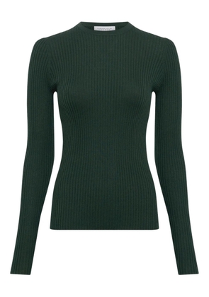 Gabriela Hearst Browning ribbed-knit T-shirt - Green