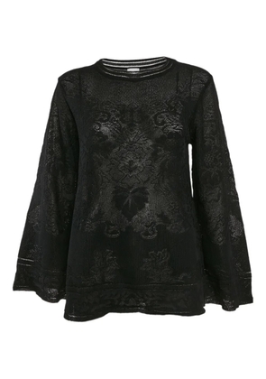 Missoni Pre-Owned lace bell sleeve top - Black