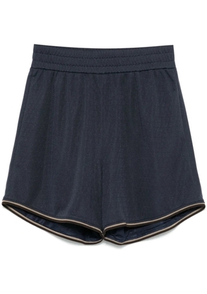 FENDI FF-jacquard shorts - Blue