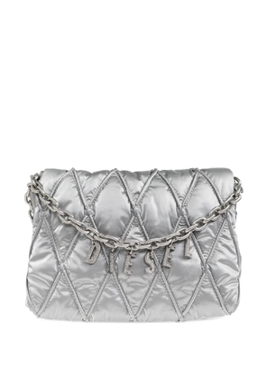 Diesel Charm-D shoulder bag - Silver