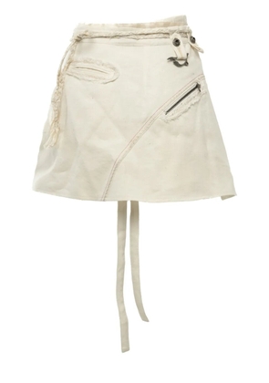 Hyein Seo pleated wrap skirt - Neutrals