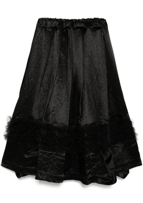 Comme Des Garçons A-line skirt - Black